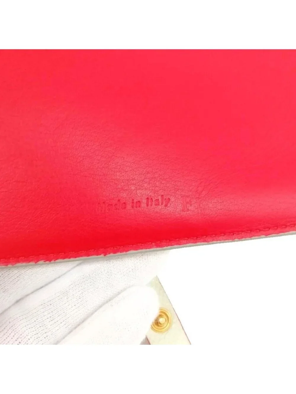 Celine Large Strap Wallet Bifold Ivory